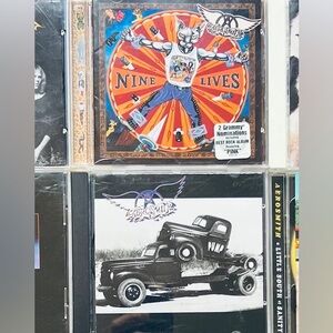Aerosmith Nine Lives and Pump CD Set